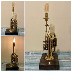 Besson & Co Key of Bb Brass Pocket Cornet Table Light