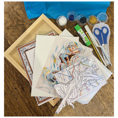 Craft Box Paint & Collage Canvas (The Dancer)