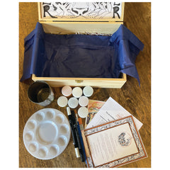 Magically Wild Paint a Wooden Box (Tiger Tiger)